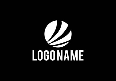 Spiral tasarım logosu. Vektör soyut çember logo tasarım elementleri. Yuvarlak daire şekil logosu