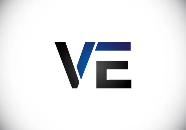 Počáteční Monogram Písmeno Logo Design Vektorové Šablony Design Písmene — Stockový vektor
