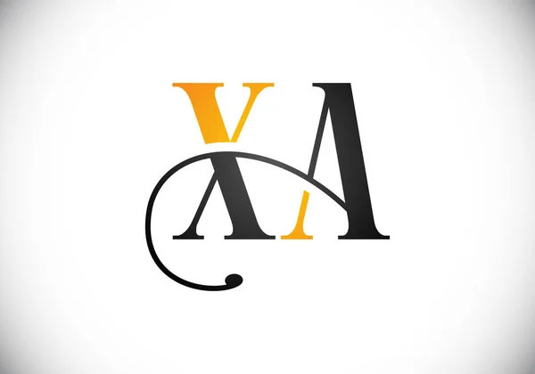 Initiële Monogram Letter Logo Design Vector Template Letter Logo Design — Stockvector