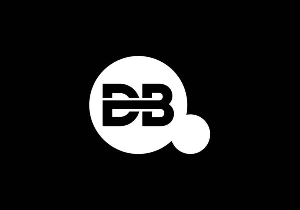 Początkowy Monogram Litera Logo Design Wektor Szablon Projekt Logo Listu — Wektor stockowy
