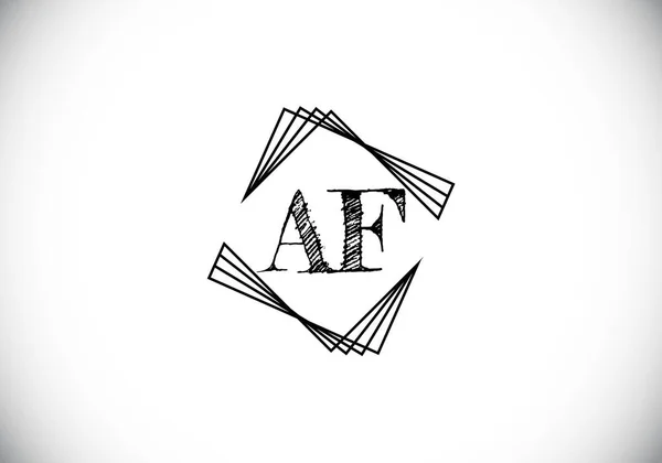 Ένα Σύμβολο Του Γράμματος Αρχικό Γράμμα Λογότυπο Σχεδιασμός Διάνυσμα Πρότυπο — Διανυσματικό Αρχείο