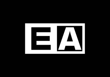 E A Başlangıç Harfi Logosu Tasarımı, Şirket İş Kimliği için Grafik Alfabe Sembolü