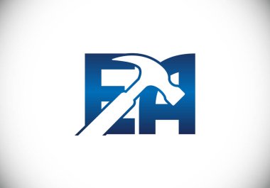 E A Başlangıç Harfi Logosu Tasarımı, Şirket İş Kimliği için Grafik Alfabe Sembolü