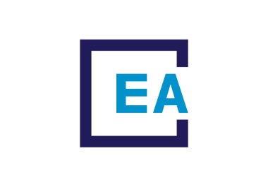 E A Başlangıç Harfi Logosu Tasarımı, Şirket İş Kimliği için Grafik Alfabe Sembolü