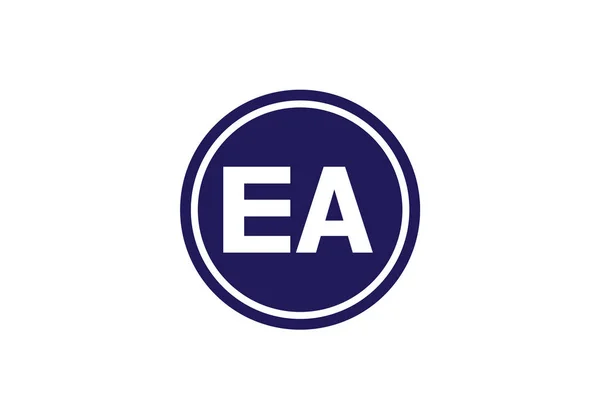 Disegno Iniziale Del Logo Della Lettera Simbolo Grafico Dell Alfabeto — Vettoriale Stock
