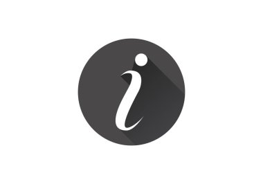 Bilgi simgesi vektör illüstrasyonu. Bilgi basit işaret simgesi logo vektörü simgesi simgesi.
