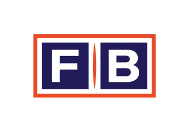 F B İlk Harf Logosu Tasarımı, Şirket İş Kimliği için Grafik Alfabe Sembolü