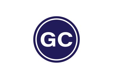 G C İlk Harf Logosu Tasarımı, Şirket İş Kimliği için Grafik Alfabe Sembolü