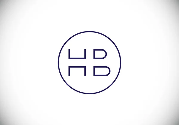 Lettera Iniziale Logo Design Alfabeto Grafico Simbolo Corporate Business Identity — Vettoriale Stock