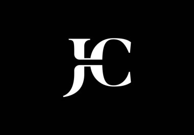 J C İlk Harf Logosu Tasarımı, Şirket İş Kimliği için Grafik Alfabe Sembolü