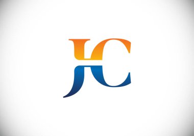 J C İlk Harf Logosu Tasarımı, Şirket İş Kimliği için Grafik Alfabe Sembolü