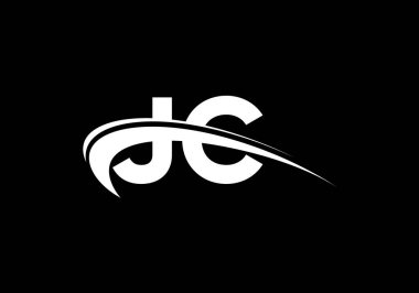 J C İlk Harf Logosu Tasarımı, Şirket İş Kimliği için Grafik Alfabe Sembolü