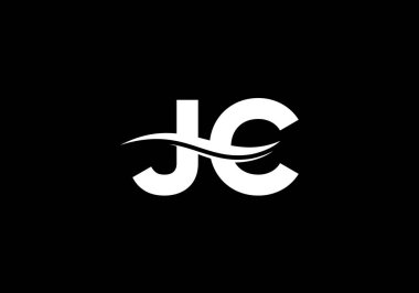 J C İlk Harf Logosu Tasarımı, Şirket İş Kimliği için Grafik Alfabe Sembolü
