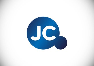 J C İlk Harf Logosu Tasarımı, Şirket İş Kimliği için Grafik Alfabe Sembolü