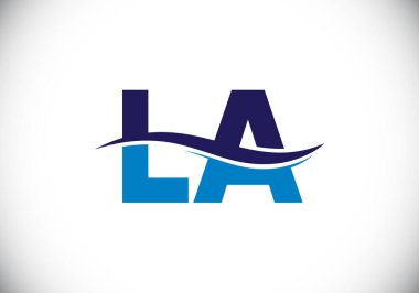 Baş Monogram Harf L Logo Tasarım Vektör Şablonu. Bir monogram logosu.