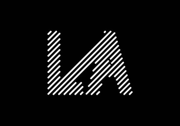 Monograma Inicial Letra Logo Design Vector Template Logotipo Del Monograma — Vector de stock