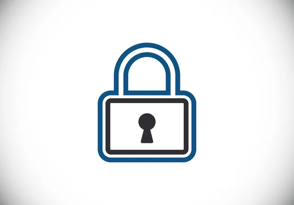 Kunci Ikon Logo Keamanan Untuk Mobile Dan Web Kunci Gambar - Stok Vektor