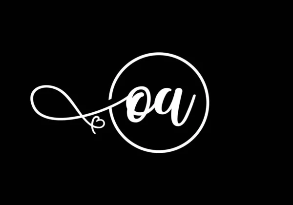 Початкова Монограма Літера Дизайн Логотипу Векторний Шаблон Літера Дизайн Логотипу — стоковий вектор
