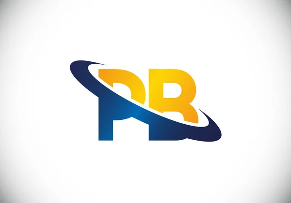 Letra Inicial Design Logo Alfabeto Gráfico Símbolo Para Identidade Empresarial — Vetor de Stock