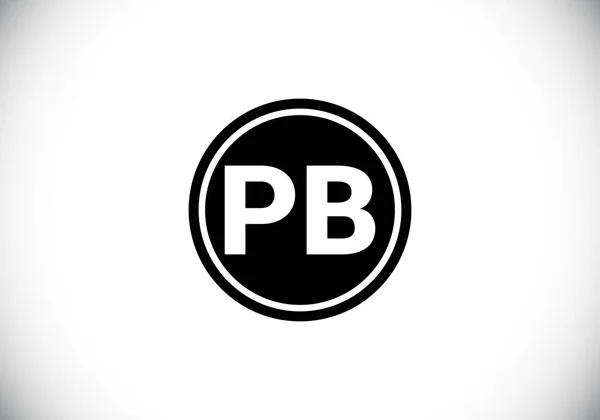 Разработка Логотипа Начальной Буквы Графический Алфавит Символизирующий Корпоративную Бизнес Идентичность — стоковый вектор