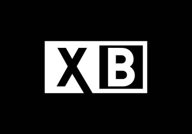 İlk Monogram Harf X B Logo Tasarım Vektör Şablonu. Şirket İş Kimliği için Grafik Alfabesi Sembolü