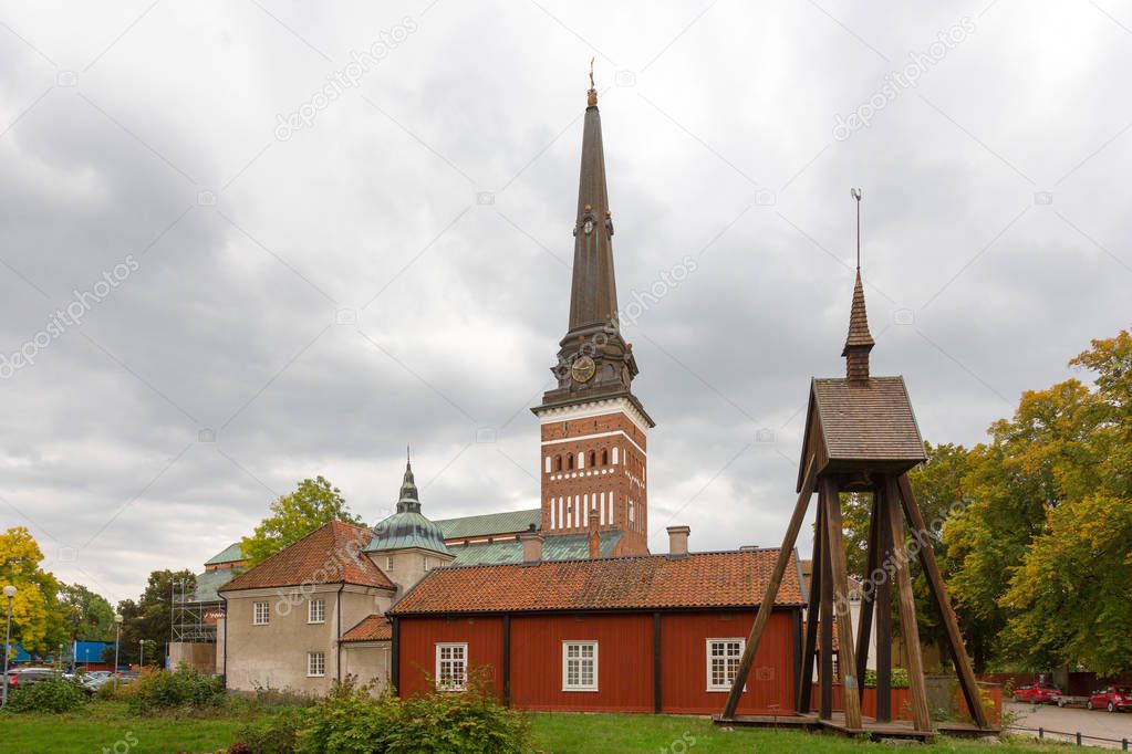 View of the Cathedral in Vasteras, Sweden