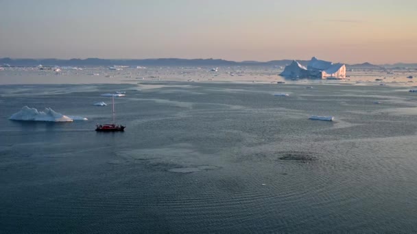 Kijken naar Groenland Bultrug walvissen keporkak vanaf de kust — Stockvideo