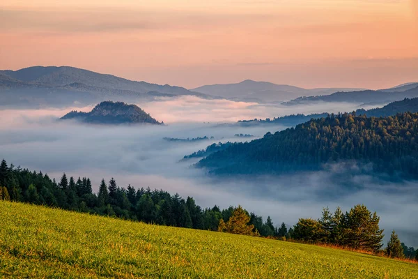 Wunderschöne Landschaft mit Tälern, Seen und Flüssen in der Hohen Tatra — Stockfoto