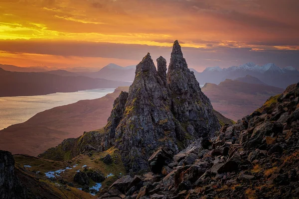 Alter Mann von Storr auf der Insel Skye in Schottland — Stockfoto