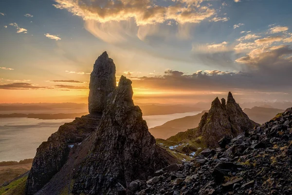 Alter Mann von Storr auf der Insel Skye in Schottland — Stockfoto