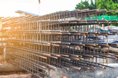 inşaat beton iş için çelik çubuk, yapısal ba harç
