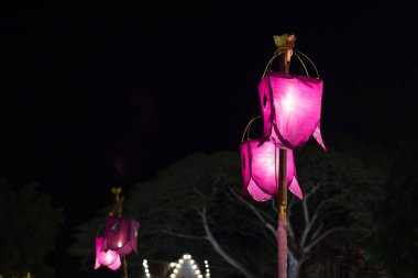 Klasik fener ligth lambası, dekorasyon için sokak lambası, güzellik modu.