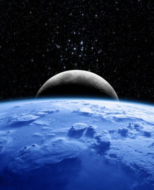 Uzay inanılmaz renk tema arka plan. Nasa tarafından döşenmiş bu görüntü unsurları
