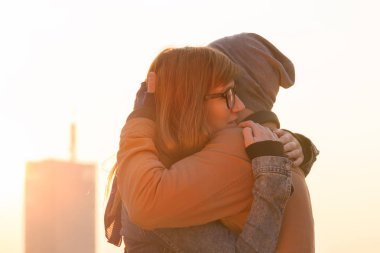 Aşk hikayesi kavramı. Tatlı güzel çift