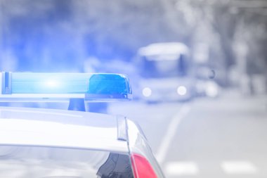 Polis araba çekim