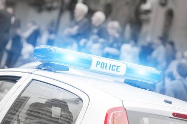 Polis araba çekim