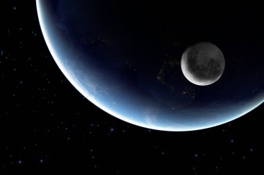 Uzay inanılmaz renk tema arka plan. Nasa tarafından döşenmiş bu görüntü unsurları