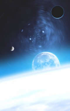 Gezegen alan renk teması  