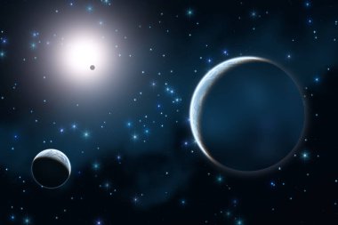 Uzay renk teması gezegen. Nasa tarafından döşenmiş bu görüntü unsurları