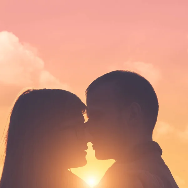 Conceito História Amor Doce Casal Lindo — Fotografia de Stock