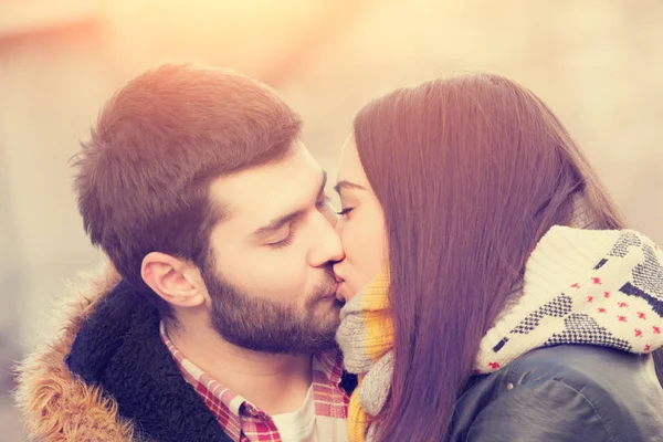 Lindo Casal Conceito História Amor — Fotografia de Stock