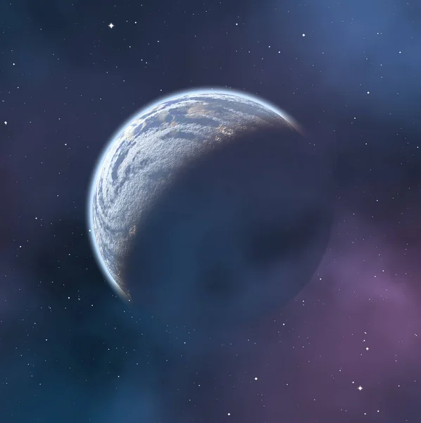 Планети Просторі Кольорів Теми Елементи Цього Зображенні Мебльовані Наса — стокове фото