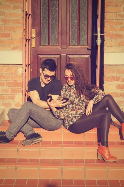 Lindo Casal Conceito História Amor — Fotografia de Stock