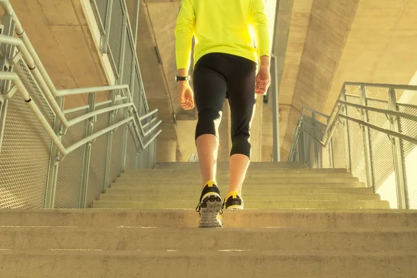 Detailní Záběr Záběr Jogging Člověka Zdravý Koncepce — Stock fotografie