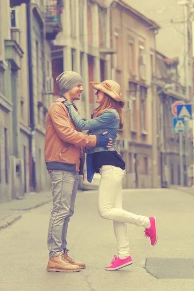 Love Story Concept Sweet Lovely Couple — Stock Photo, Image