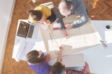 İş süreci. Çalışma ekibi yakın atış