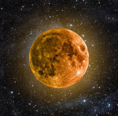 Uzay renk teması içinde moon 