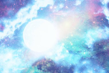 Uzay renk teması içinde moon 