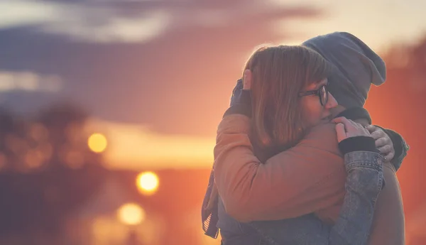 Concetto Storia Amore Dolce Bella Coppia — Foto Stock