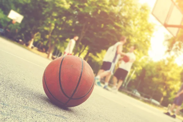 Basketbal Sport Concept Close Shot — Stockfoto